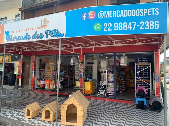 Foto do interior do Pet Shop